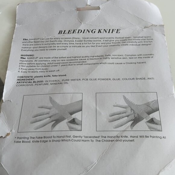 Scream Mask With Bleeding Knife Cosplay Halloween - NWT - Picture 4 of 4